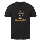 Premium 'Keep Calm' T-shirt voor moslimmannen - BRO Webshop