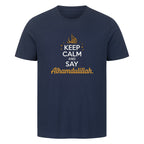 Premium 'Keep Calm' T-shirt voor moslimmannen - BRO Webshop