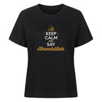 Premium 'Keep Calm' T-shirt voor moslima's - BRO Webshop