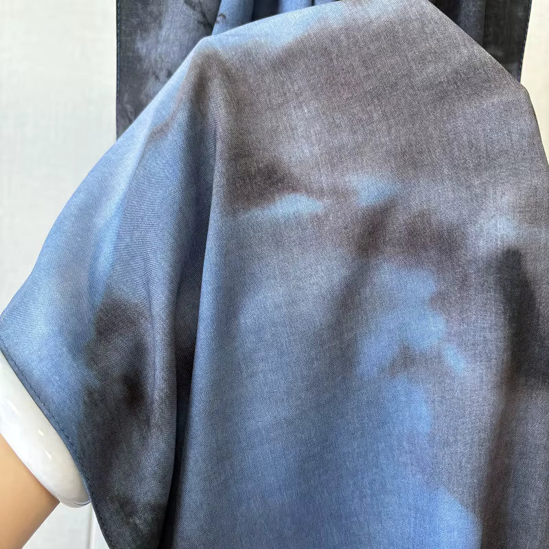 Watercolor Print Cotton Hijab