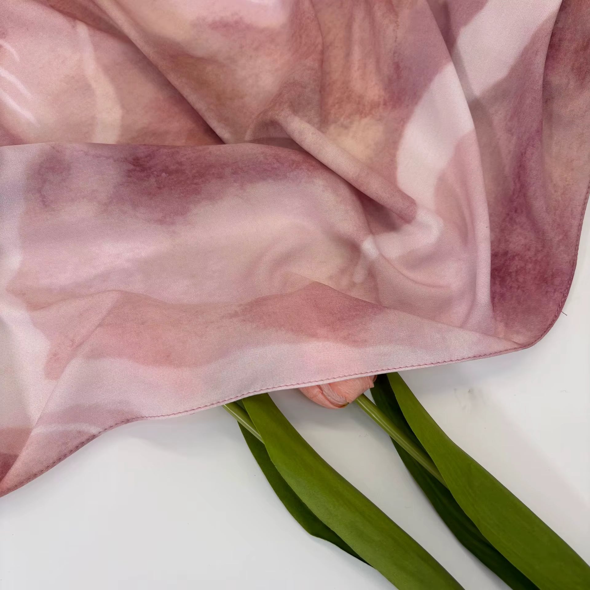 Watercolor Print Cotton Hijab