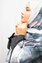Aquarel print hijab - Print hoofddoek | byOumich