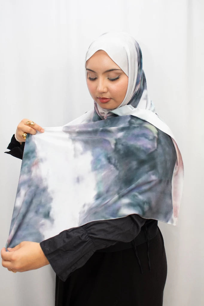 Aquarel print hijab - Print hoofddoek | byOumich