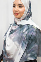 Aquarel print hijab - Print hoofddoek | byOumich