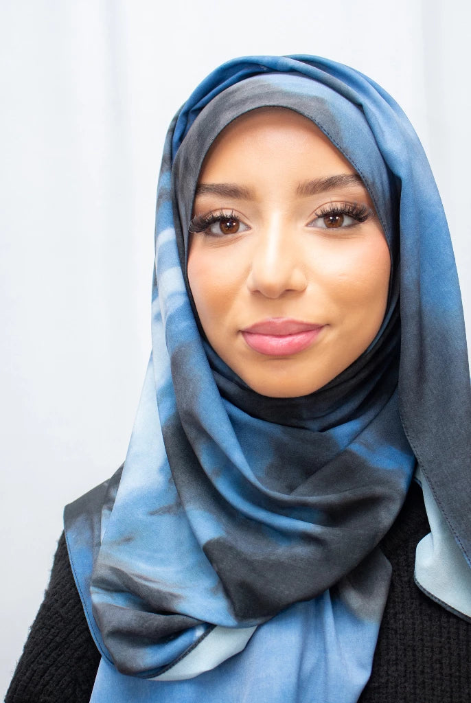 Aquarel print hijab - Print hoofddoek | byOumich