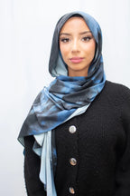Aquarel print hijab - Print hoofddoek | byOumich