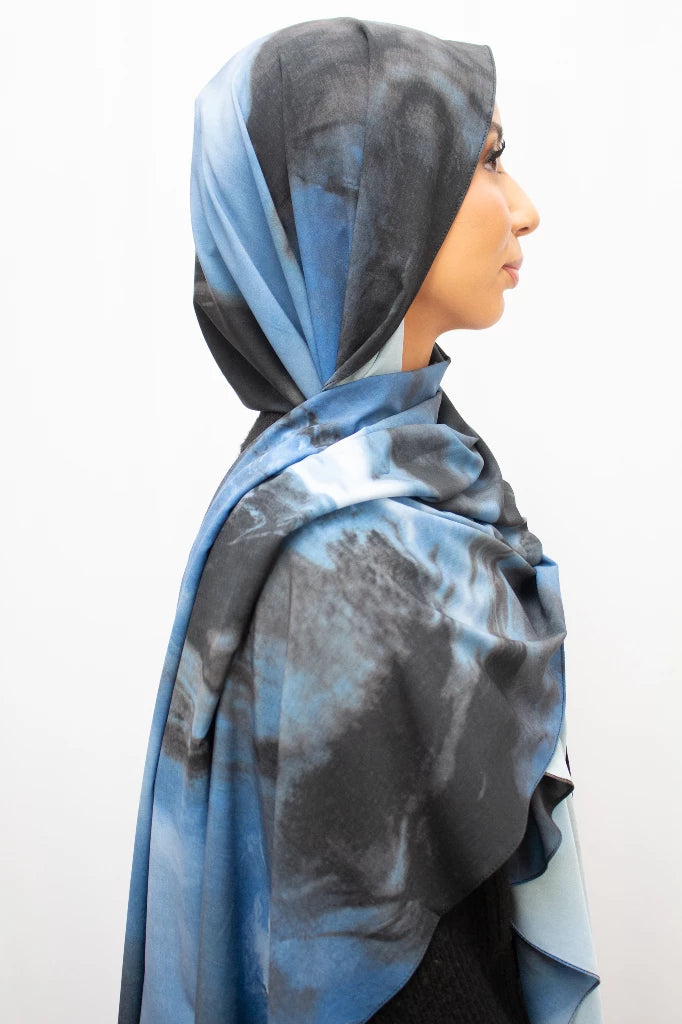 Aquarel print hijab - Print hoofddoek | byOumich