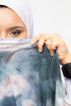 Aquarel print hijab - Print hoofddoek | byOumich