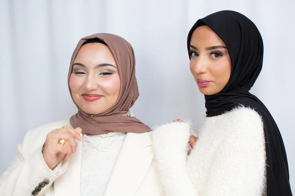 Instant Hijab met Knopen - Eenvoudig te Dragen