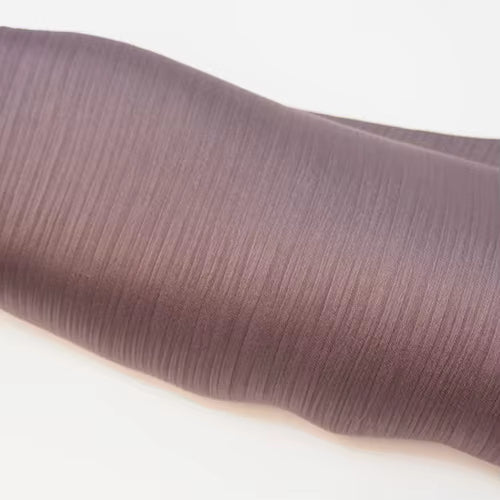Satin Plissé Hijab in Dark Mauve - byOumich
