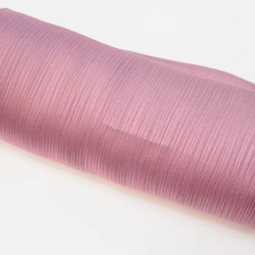 Satin Plissé Hijab in Dusty Rose - byOumich