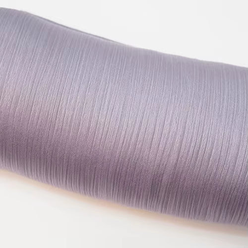 Satin Plissé Hijab in Lilac Grey - byOumich