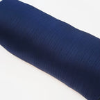 Satin Plissé Hijab in Midnight Blue - byOumich