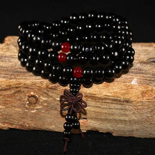 Beaded Knot black ebony Men Bracelets Bangles - BRO Webshop