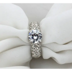 Buying hot jewelery exquisite jewelry luxury three rows of high-grade zircon rose gold engagement ring wholesale - BRO Webshop