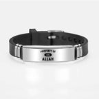 Islam armband RVS silicone - Trendy bangle voor moslims - byOumich