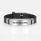 Islam armband RVS silicone - Trendy bangle voor moslims - byOumich