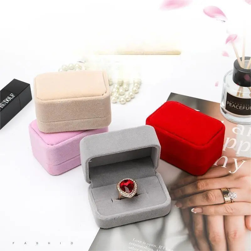 Jewelry Box Jewelry Box Flannelette Ring Box - BRO Webshop