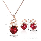 Jewelry Set Bridal Necklace Earrings Fashion Jewelry Set - BRO Webshop