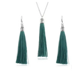 LZHLQ Fashion Tassel Necklace Sets Trendy Women Sweater Chain Necklaces Accessories Set - BRO Webshop