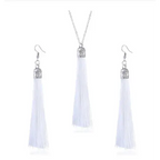 LZHLQ Fashion Tassel Necklace Sets Trendy Women Sweater Chain Necklaces Accessories Set - BRO Webshop