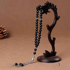 Moslim Tasbih Kralen 33 Agaat & Kristal – Natuursteen Dhikr Kralen