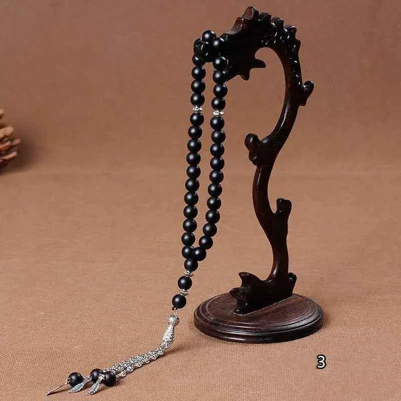 Moslim Tasbih Kralen 33 Agaat & Kristal – Natuursteen Dhikr Kralen