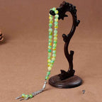 Moslim Tasbih Kralen 33 Agaat & Kristal – Natuursteen Dhikr Kralen