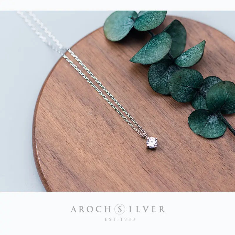 Necklace with Silver Necklace - BRO Webshop