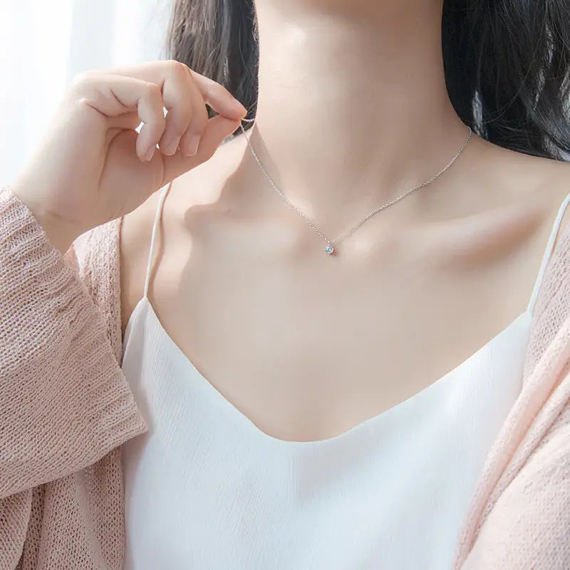 Necklace with Silver Necklace - BRO Webshop