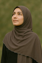 Premium Jersey Hijab met subtiele golfafwerking