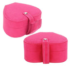 Portable Heart-Shaped Jewelry Storage Birthday Gift Jewelry Box - BRO Webshop