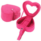 Portable Heart-Shaped Jewelry Storage Birthday Gift Jewelry Box - BRO Webshop
