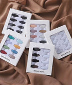 Premium Hijab Spelden Set - 8 Stuks Ovaal Neutrale Mix