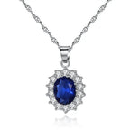 Sunflower Jewelry Set Necklace Ring Stud Earrings Bridal Jewelry - BRO Webshop