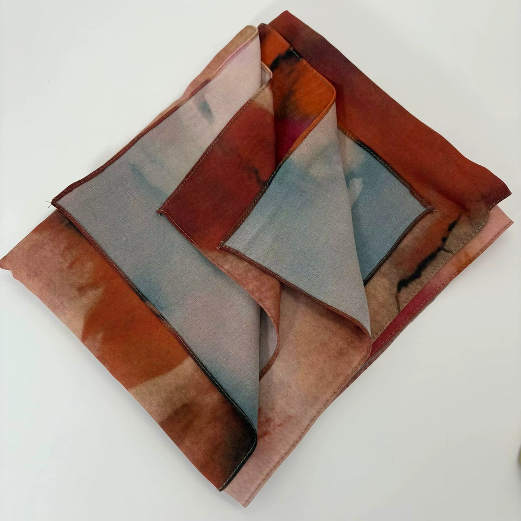 Watercolor Print Cotton Hijab