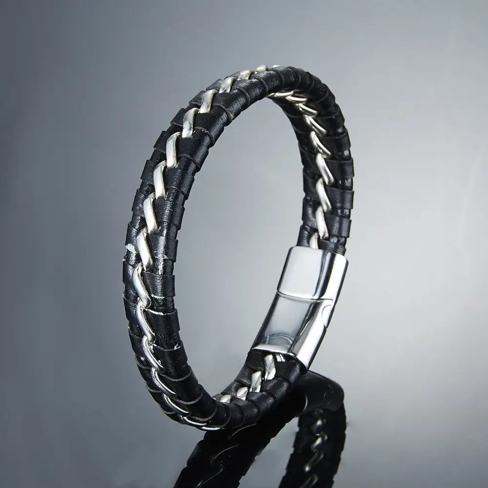 Woven leather bracelets for men - BRO Webshop