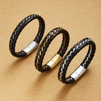 Woven leather bracelets for men - BRO Webshop